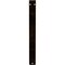 Ekena Millwork Maria Wrought Iron Bracket, (Single center brace), Antiqued Bronze 1 1/2"W x 10"D x 12"H BKTM01X10X12SMAABZ - alternate 5